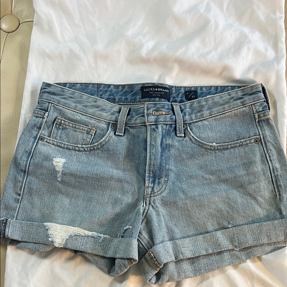 Lucky Brand Women's Light Blue Jean Shorts